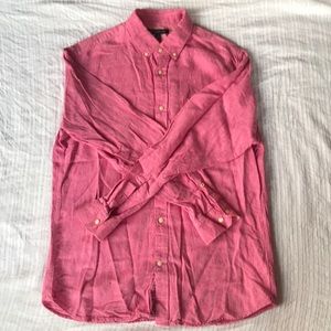 Banana Republic Pink Men’s Button Up Long Sleeve